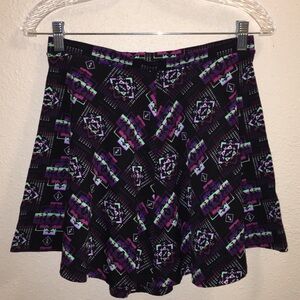 Empyre Dixie Pastel Tribal Skater Skirt Size M NWT